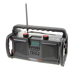 PerfectPro Handsfree 2 Baustellenradio UKW, DAB+ Bluetooth, AUX, UKW Akku-Ladefunktion, Freisprech