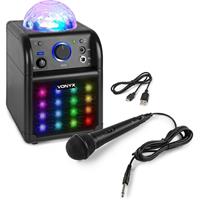 SBS50B-PLUS karaokeset met microfoon, bluetooth en lichteffecten