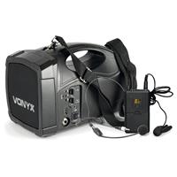 Vonyx ST012 draadloos PA systeem met headset- en dasspeldmicrofoon