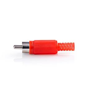 RCA connector rood