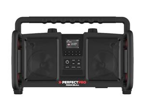 PerfectPro Rockbull Bouwradio - FM RDS - DAB+ - aux-in - werkt op netstroom