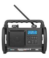 PerfectPro RBX3 ROCKBOX Bouwradio - FM RDS - DAB+ - bluetooth - AUX-in - werkt op netstroom en batterij
