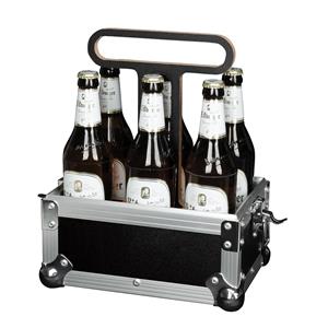 Showgear Flightcase voor 6 bierflesjes
