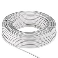 Loudspeaker cable white CCA 50 m roll, cable diameter 2 x 0,75 mm℃ - G