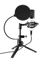 CM300W USB studio microfoon met popfilter - Wit