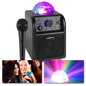 SBS50B Karaokeset met microfoon, Bluetooth en lichteffect