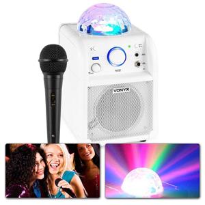 SBS50W Karaokeset met microfoon, Bluetooth en lichteffect