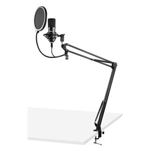 CMS300B USB Studio microfoon met verstelbare arm - Zwart