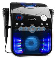 Fenton SBS20B karaoke set met Bluetooth, CD+G, microfoons, LED's en tv