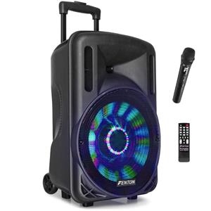 Fenton FT12LED 700W Active Mobile 12" Speaker with LED Show