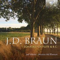 Brilliant Classics Sonatas For Flute & B.C. - Jed Wentz Musica Ad Rhenum