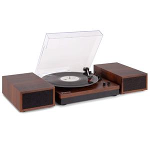 Fenton RP165D stereo platenspeler met Bluetooth en speakers -