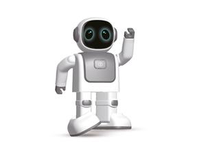 Caliber Dansende Speelgoed Robot Met Bluetooth Speaker - Wit (Robert Rs01 Gray)