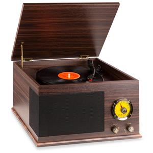 Fenton RP173 retro platenspeler met Bluetooth en radio