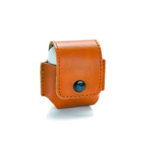 Silvergear Apple Airpods Hoesje - Bruin - Bescherming Case - Leer - Voor Apple Airpods En Airpods 2
