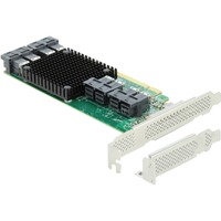 Delock PCI Express x16 Card to 8 x internal SFF-8643 NVMe - Low Profile Form Factor