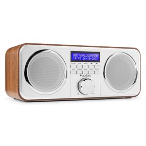 Audizio 2e keus -  Novara stereo FM en DAB radio - 40W - Zilver