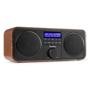 Audizio 2e keus -  Novara stereo FM en DAB radio - 40W - Hout