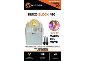 N-Gear Disco Block 410 WH Karaokesysteem Wit