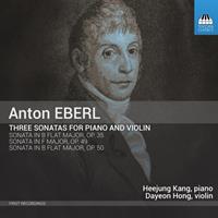 Toccata Classics Three Sonatas For Piano And Violin - Heejung Kang - Dayeon Hong