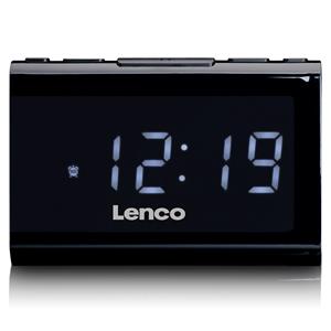 Lenco Cr-525bk - Fm Wekkerradio Met Usb-speler En Usb-oplader - Zwart