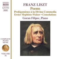 Naxos Poems - Complete Piano Music Vol.51 - Franz Liszt