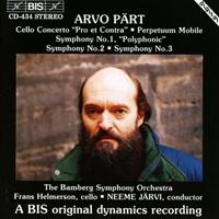 Bis Pärt - Cello Concerto Orchestra -Frans Helmerson, Cello; Bamberg Symph.Orc - Frans Helmerson- Cello; Bamberg