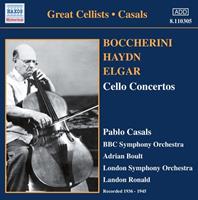 Naxos Historical Boccherini / Haydn / Elgar: Ce - Casals-pablo/boult/ronald