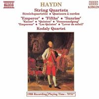 Haydn: String 4tets Op.76- 2-4 - Kodaly Quartet
