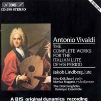 Bis Vivaldi - Works For Lute Theitalian Lute, With Jakob Lindberg - Jakob Lindberg- Lutes; Monica Hu