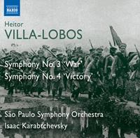 Naxos Symphony No.3 & 4 - Heitor Villa-lobos