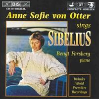 Bis Sibelius Edition 37 Anne Sofie Von Otter Sings Sibelius - Von Otter- Anne Sofie; Forsberg-