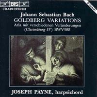 Bis Bach - Goldberg-Var. - Joseph Payne- Harpsichord