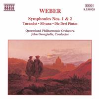 Naxos Weber: Symphonies 1 & 2 Etc. - Georgiadis/queensl. Phil. Orch