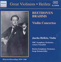 Naxos Historical Beethoven/Brahms:Violin C. - Heifetz-jascha/toscanini/kouss