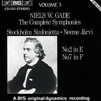 Bis Gade - Symphonies Iii - Stockholm Sinfonietta/neeme Jär