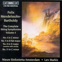 Bis Mendelss. - Str.Sym.Iv - Nieuw Sinfonietta Amsterdam/ Lev