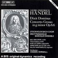 Bis Händel - Dixit Dominus - Anne Sofie Von Otter- Alto; Hill