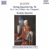 Haydn: String 4tets Op.76- 1-3 - Kodaly Quartet