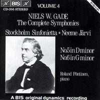 Bis Gade - Symphonies Iv - Roland Pontinen- Piano; Stockhol