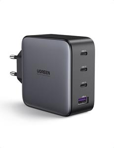 Ugreen - Netzteil - 100 Watt - 5 A - PD 3.0, QC 4+ - 4 Ausgabeanschlussstellen (USB, 3 x USB-C)
