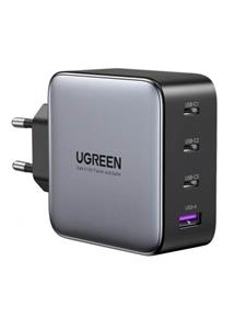 Ugreen - Netzteil - 100 Watt - 5 A - PD 3.0, QC 4+ - 4 Ausgabeanschlussstellen (USB, 3 x USB-C)