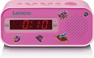 Lenco Lenco CR-205PK Radiowecker mit Aufklebersatz (Rosa)