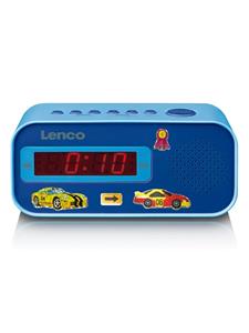 Lenco CR-205BU Wekker radio Blauw