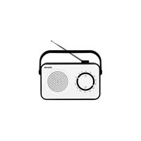 Aiwa Tischradio R-190BW Farbe White und Black