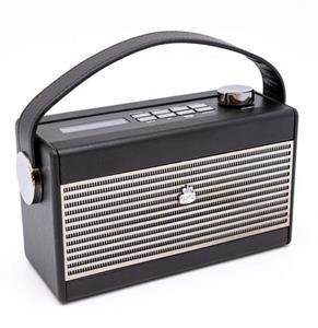 GPO Draagbare Retro AM / FM radio in het zwart van 