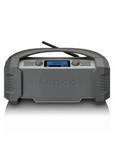 Lenco Ip54 Dab+, Fm Radio, Bt  Odr-150gy Zwart-grijs