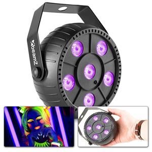 BeamZ PLP14 LED blacklight met ingebouwde accu - 6x 1W LED's