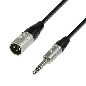 adamhall Adam Hall K4BMV0300 XLR Verbindungskabel [1x XLR-Stecker 3 polig - 1x Klinkenstecker 6.3mm (stereo)]