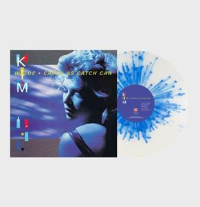 fiftiesstore Kim Wilde - Catch As Catch Can LP - Doorzichtig Vinyl Met Blauwe Spatten - Beperkte Oplage